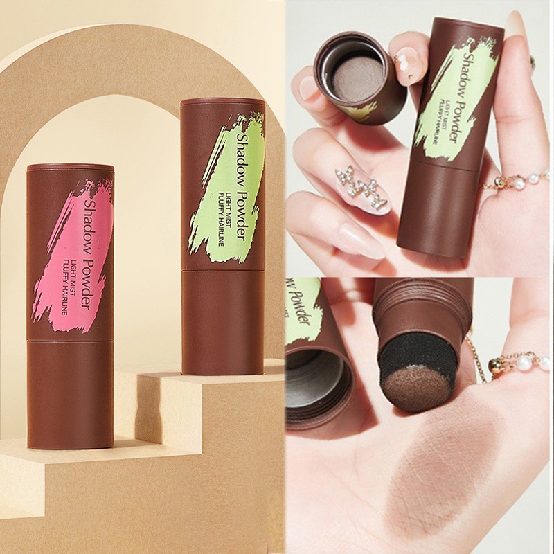 ID888 แป้งแฮร์ไลท์ กันน้ำ ปกปิดผมบาง เพิ่มผมหนา ไฮไลท์โคนผม พร้อมส่ง - รูปที่ 4