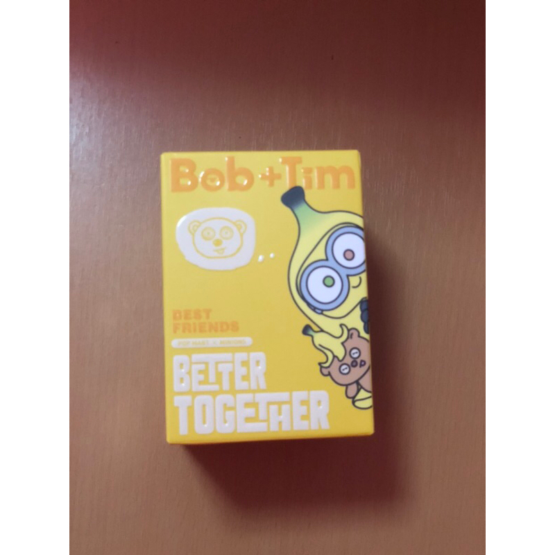 Pop Mart Minions Bob Tim Better Together Figure Blind box