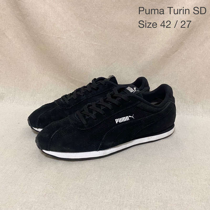 รองเท้า Puma Turin SD สีดำ Size 42 / 27 ของแท้ 💯