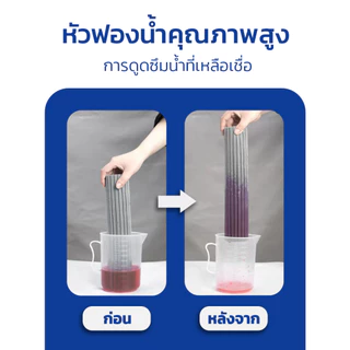 [ราคาส่วนลด ถูกที่สุด] ไม้ถูพื้น ไม้ม็อบ หัวฟองน้ำ รีดน้ำ ฟองน้ำถูพื้น PVA ด้ามอลูมิเนียม ช่วยดูดซับน้ำ
