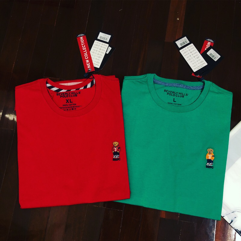 เสื้อยืด Beverly hill polo แท้ 100%ป้าย990฿ ลดเหลือ380฿