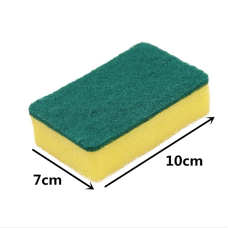 2pcs. ฟองน้ำล้างจาน ทำความสะอาดล้างจาน （T14） - รูปที่ 5