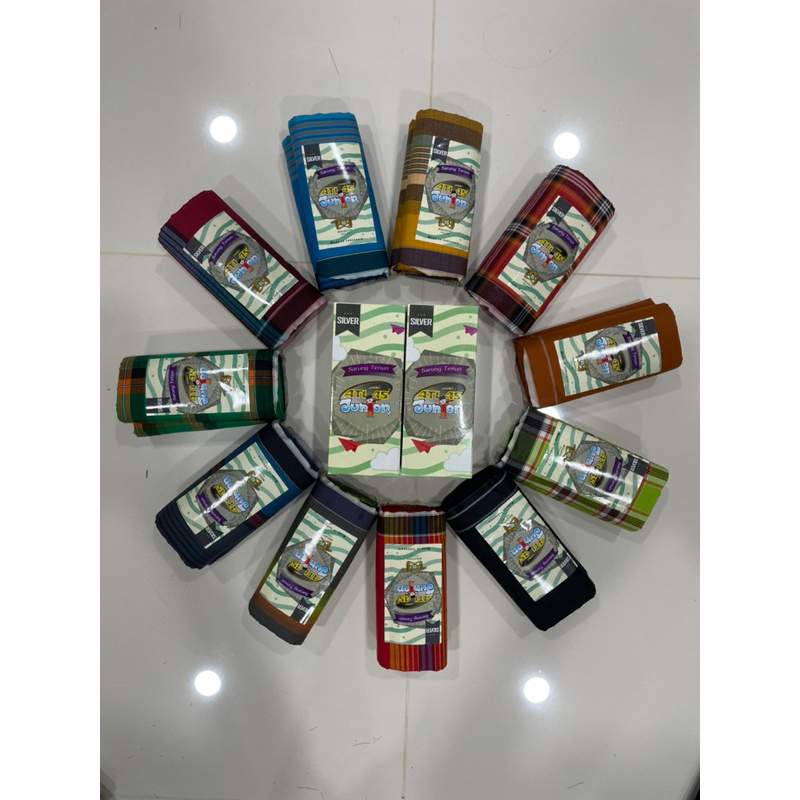 ผ้าโสร่ง เด็กผู้ชาย ตราATLAS ผ้าสวยเนื้อดี ไม่ลื่น เย็บแล้ว