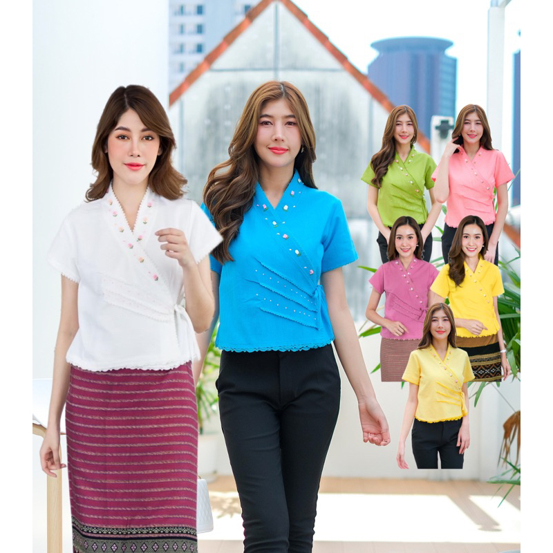 เสื้อพื้นเมืองผู้หญิงถักโครเชต์