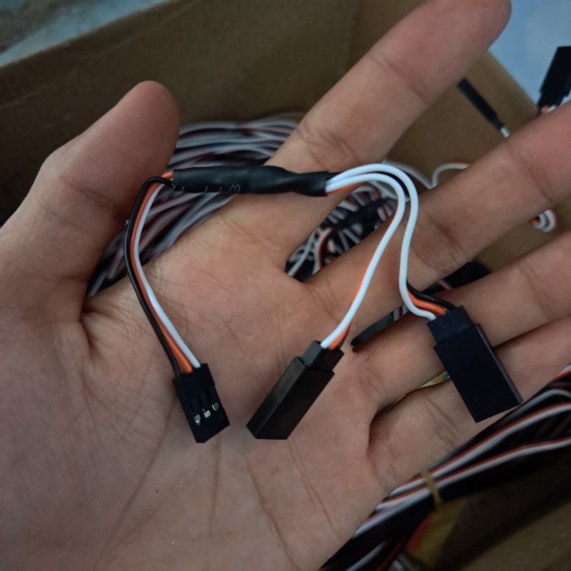 150mm RC Servo Y Extension Cord Cable Lead Wire สาย y สำหรับต่อ servo และอุปกรณ์ RC สาย y รีซิพ