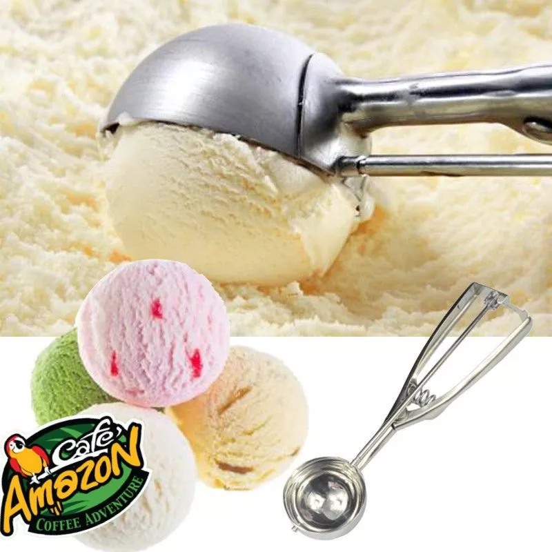 [St.Coco Cafe]ที่ตักไอศครีม สแตนเลส มีให้เลือกซื้อถึง 3 ขนาด ที่ตักไอติม Ice Cream Scoop