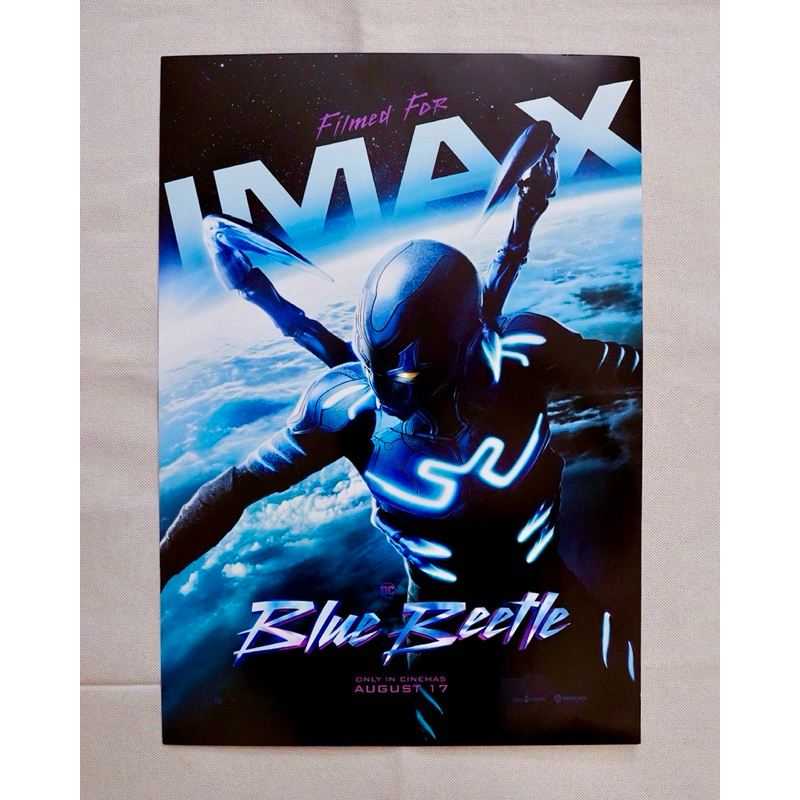 โปสเตอร์ของแท้ “BLUE BEETLE” IMAX จาก Major Cineplex - Poster “BLUE BEETLE” IMAX