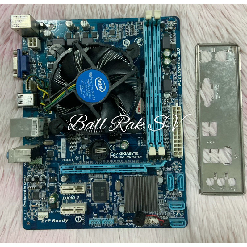 เมนบอร์ด Gigabyte GA-H61M-S1 1155 / CPU G630