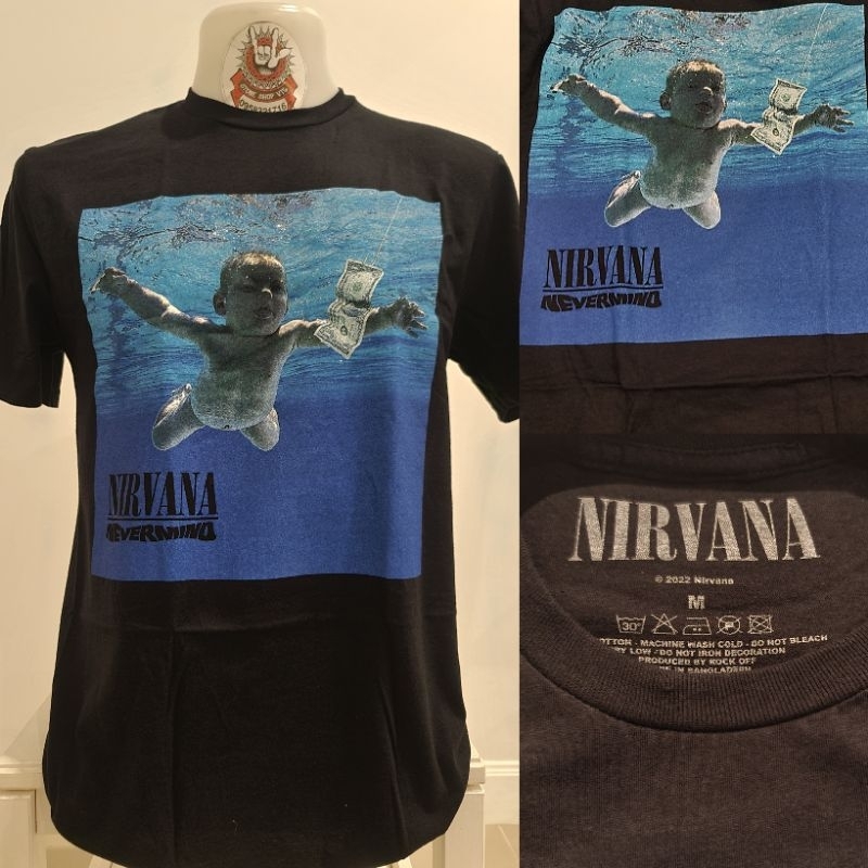 🔥Nirvana  เสื้อวง งานลิขสิทธิ์แท้ นำเข้า100% สินค้ามือ1  ของแท้🌍