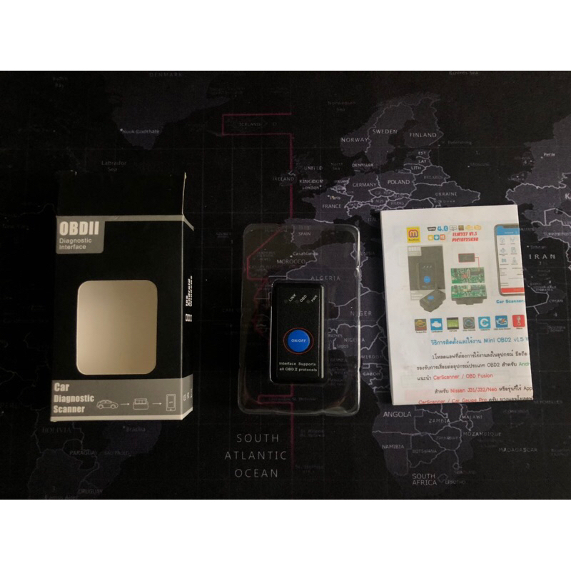 เครื่องเช็คโค๊ด ลบโค๊ด รถยนต์ OBD2 ของใหม่ขายราคามือสอง ซื้อมาไม่ได้ใช้ครับ