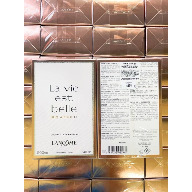 แท้ 💯% ซีล สคบ Lancome La Vie Est Belle Iris Absolu​ EDP