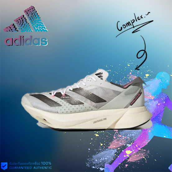 Adidas Adizero Adios Pro 3 Running Shoes Grey（ของแท้ 100%💯）