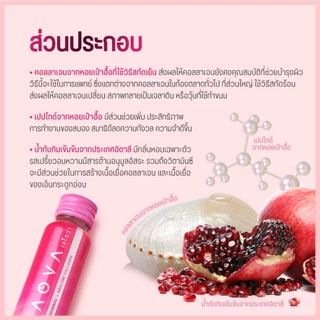 [ชุด 30 ขวด] AOVA Collagen คอลลาเจนพร้อมดื่มสกัดเย็นจากหอยเป๋าฮื้อ 3กล่องx10ขวด