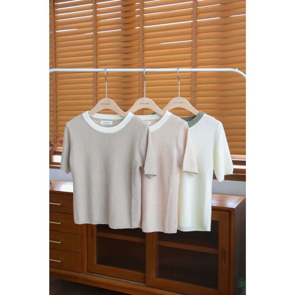 avocado เสื้อยืด madison knit tee