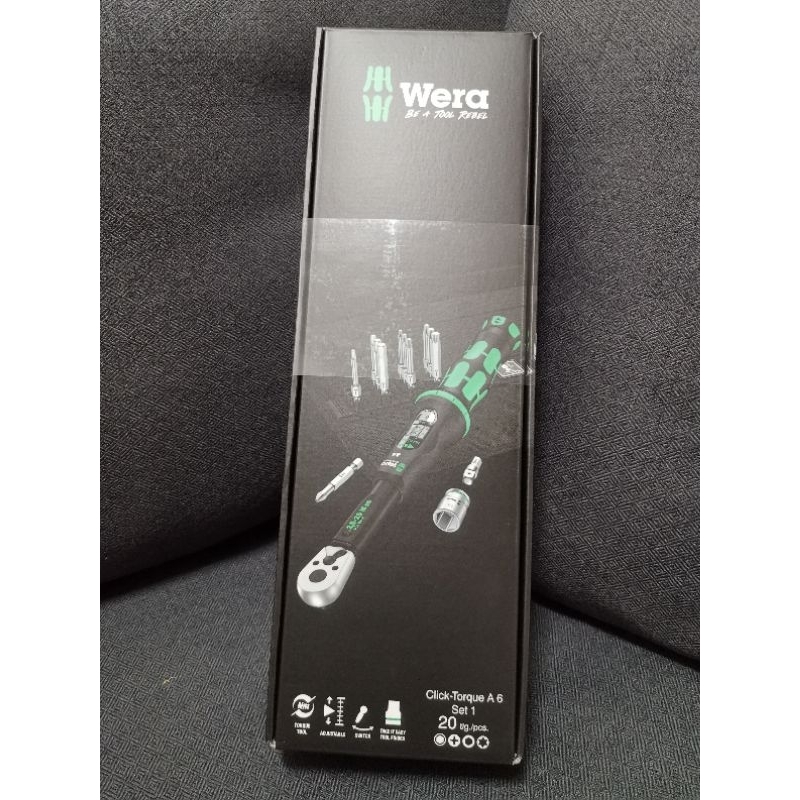 ชุดประแจปอนด์ Click-Torque A 6 Set 1 Code Nr.:05130110001 Wera