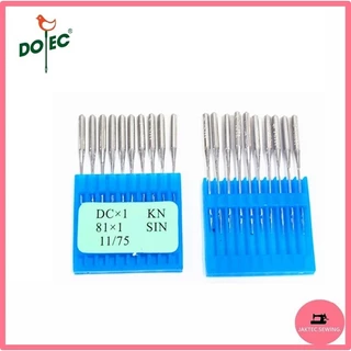 เข็มจักร ยี่ห้อ DOTEC (DC*1) สำหรับจักรโพ้งอุตสาหกรรม ***ราคาต่อ 1 ห่อ***