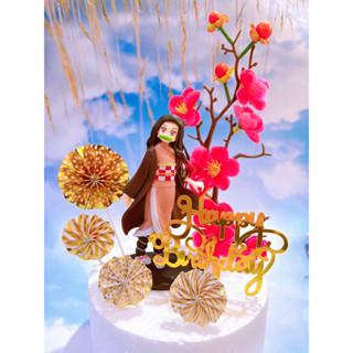 เซ็ตแต่งเค้กเนซึโกะพร้อมอุปกรณ์ตามรูป