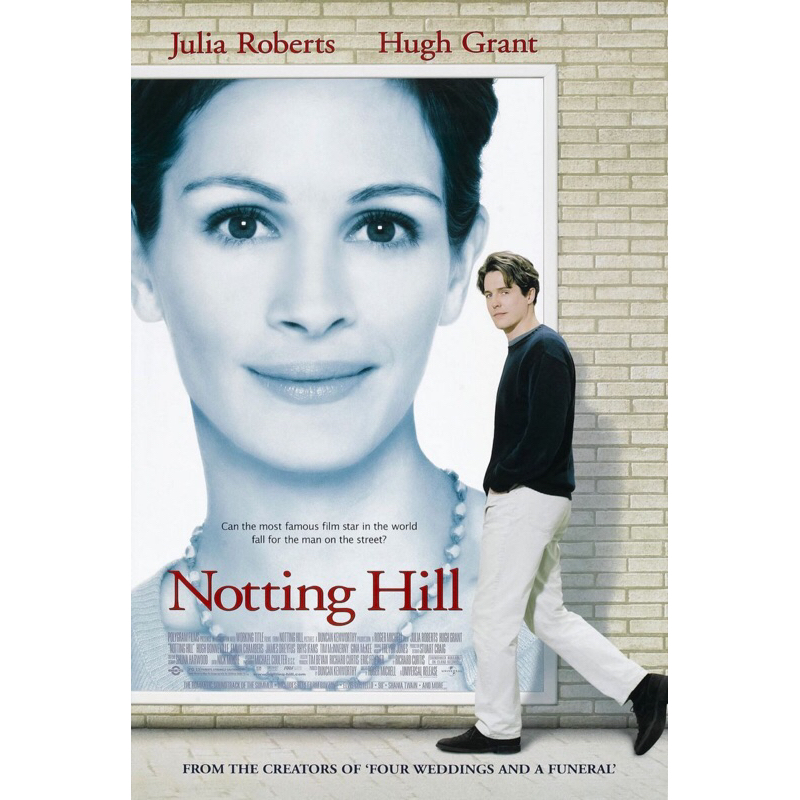 โปสเตอร์หนัง Notting Hill  รักบานฉ่ำที่น็อตติ้งฮิลล์ 1999 ขนาด 11.5 X 16.5  (