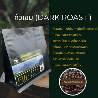 เมล็ดกาแฟออแกนิคเกรดพรีเมี่ยม เกรดA เชียงใหม่ วอชด์โพรเซส ดอยปู่หมื่น กาแฟอราบิก้า100% บรรจุถุงซิปล็อคติดวาล์ว 250 กรัม