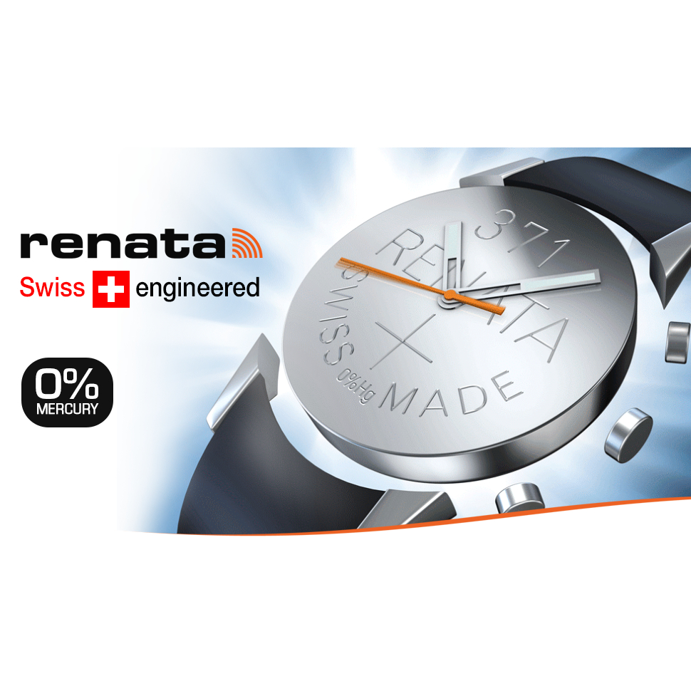 ถ่าน แบตนาฬิกา G-shock GST-400G-1A9 แท้ จาก Renata SR927W 399  ตรงรุ่นชัวร์ (Swiss Made)