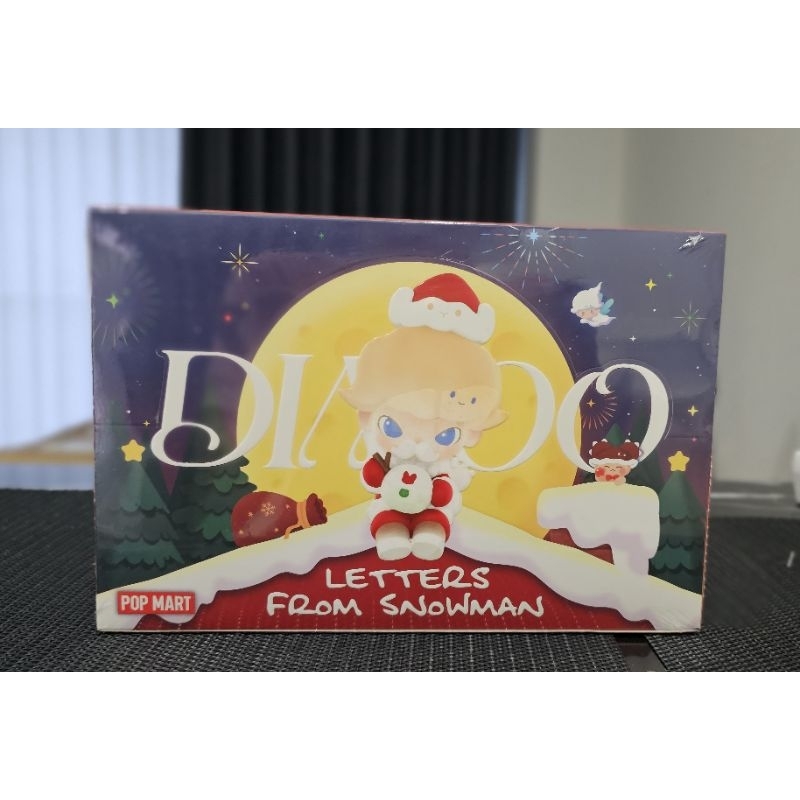 ของแท้ POP MART Dimoo Christmas Letters from Snowman Series Figures กล่องสุ่ม ยกBox