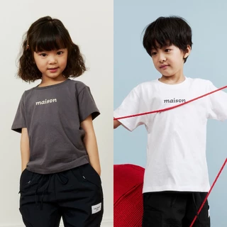 maison KEEPS Kids | The Oversized maison Logo Tee | Unisex | เสื้อยืดเด็ก ทรง oversized ผ้านุ่มพิเศษ | มีให้เลือก 3 Size