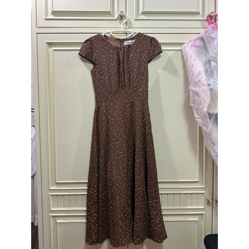 Dress polka dot แบรนด์ the editor’s market