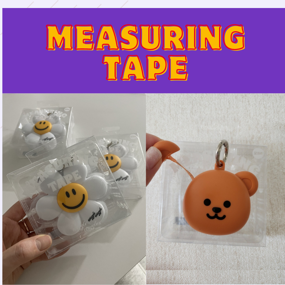 Wiggle Wiggle Measuring Tape : สายวัด พวงกุญแจห้อยกระเป๋าได้  ตลับวัดสาย
