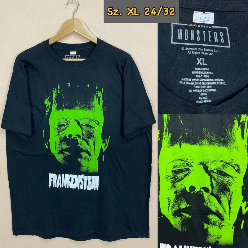 UNIVERSAL STUDIOS MONSTERS FRANKENSTEIN T-Shirt MENS XL NEW