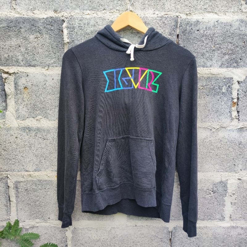 เสื้อสเวตเตอร์ฮู้ด X-Girl Graphic Colorful Logo Hoodie