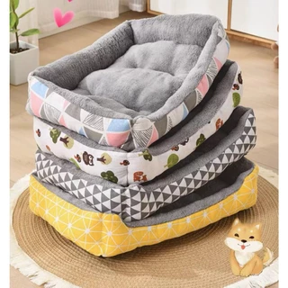 เบาะนุ่ม ที่นอนแบบเตียง Pet Bed ที่นอนสัตว์เลี้ยง นุ่มนิ่ม ที่นอนแมว เตียงสุนัขสัตว์เลี้ยง กรงสัตว์เลี้ยง