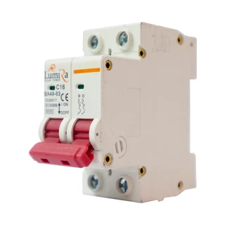 Lumira Breaker DC รุ่น MCB-DC 500V Solar Cell Safety Miniature Circuit ป้องกันกระแสไฟเกิน ไฟลัดวงจร