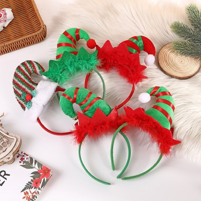 [พร้อมส่ง] ที่คาดผมคริสต์มาส christmas ที่คาดผมคริสมาสตร์