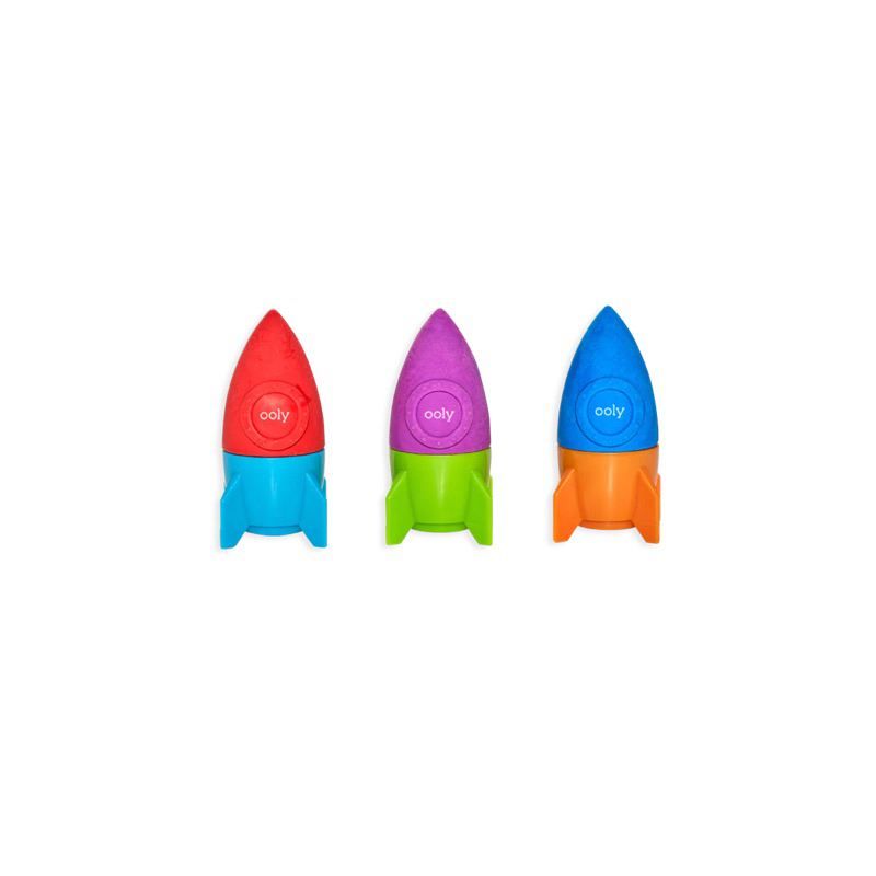 2in 1 Blast Off Eraser Sharpener   ยางลบ และ กบเหลาดินสอทรงจรวด