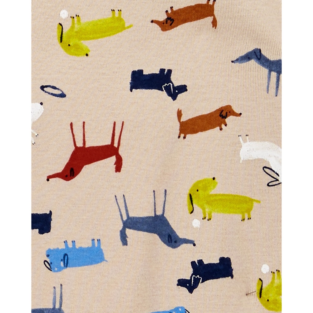 CARTER 7PK BS Navy Copper Dog Print L11 คาร์เตอร์ชุดเซทบอดี้สูทแขนสั้น7 ชิ้น ลายสุนัข - รูปที่ 4
