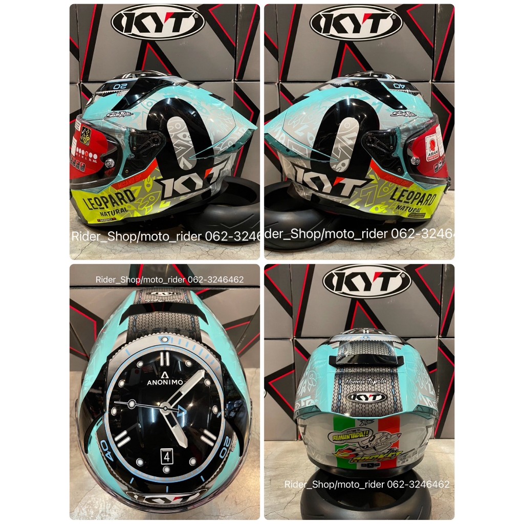 หมวกกันน็อค KYT HELMETS R2R PRO  DENNIS FOGGIA MISANO REPLIGA 2022 สินค้าพร้อมส่ง