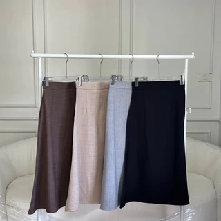 P-Mermaid skirt กระโปรงสไตร์เกาหลีทรงหางปลา 🔥พร้อมส่ง