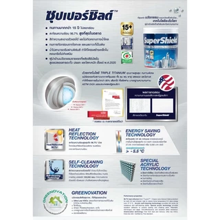 TOA สีภายนอก + สีภายใน สีเทา เบอร์ตามพัดสี TOA ฟิล์มเนียน ขนาด 3.7L เฉดสีบ้านสบาย สีอะครีลิค สีซุปเปอร์ชิลด์ ทน 15 ปี