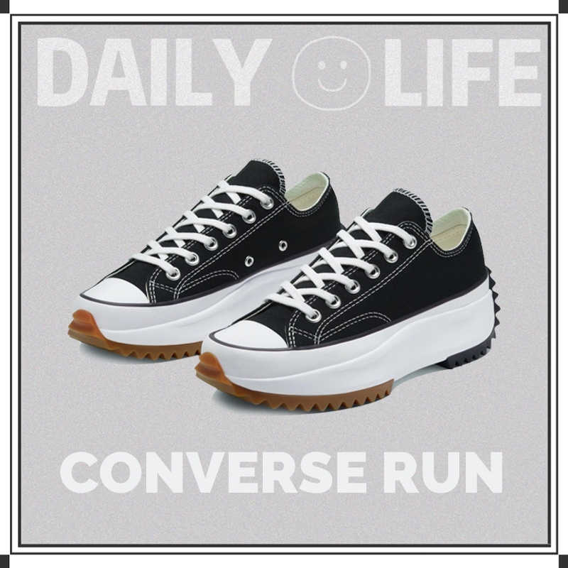 ของแท้100% Converse Run Star Hike black Sneakers