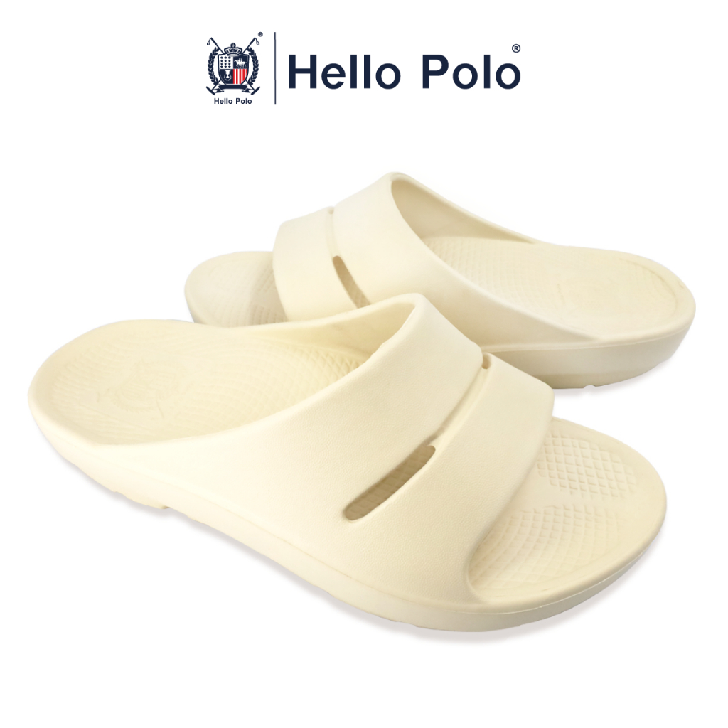 Hello Polo รองเท้าแตะ รองเท้าแตะลําลอง รองเท้าสุขภาพ สำหรับผู้หญิง ผู้ชาย พื้นหนา นุ่ม รุ่น HP-8001