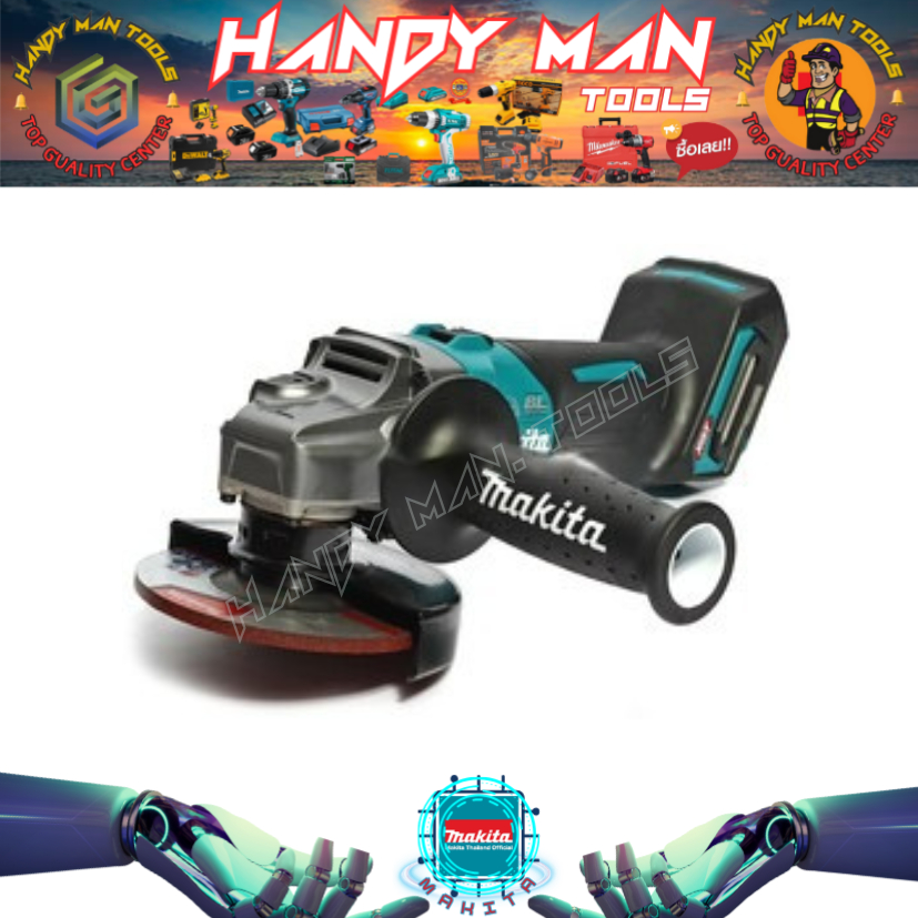 MAKITA รุ่น GA011GZ  เครื่องเจียไร้สาย 40 โวลต์ ไม่รวมแบตเตอรี่และแท่นชาร์จ ขนาด 4 นิ้ว (สินค้ามีคุณ