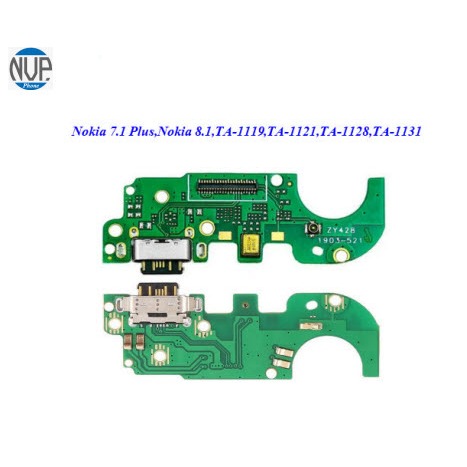 สายแพรชุดก้นชาร์จ Nokia 7.1 Plus,Nokia 8.1,TA-1119,TA-1121,TA-1128,TA-1131