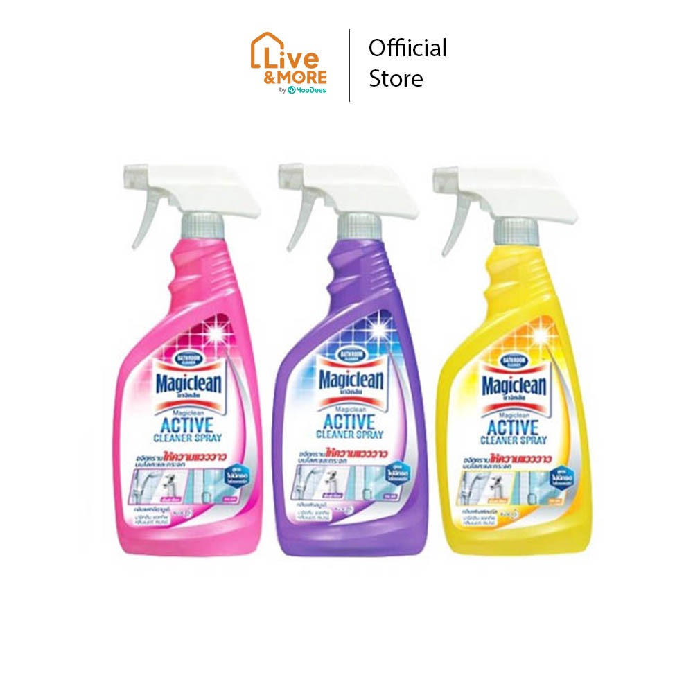 Magiclean มาจิคลีน น้ำยาทำความสะอาดห้องน้ำ ชนิดสเปรย์ ขนาด 500 มล.