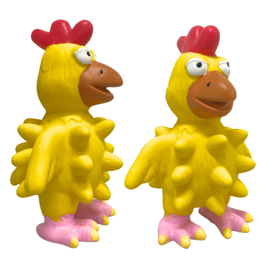 ของเล่นไวนิล สำหรับสุนัข ไก่หนาม พร้อมส่ง