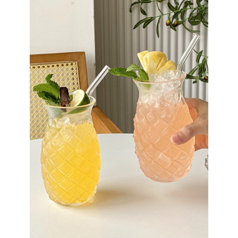 pineapple cocktail glass แก้วค็อกเทล ม็อกเทล 480ML