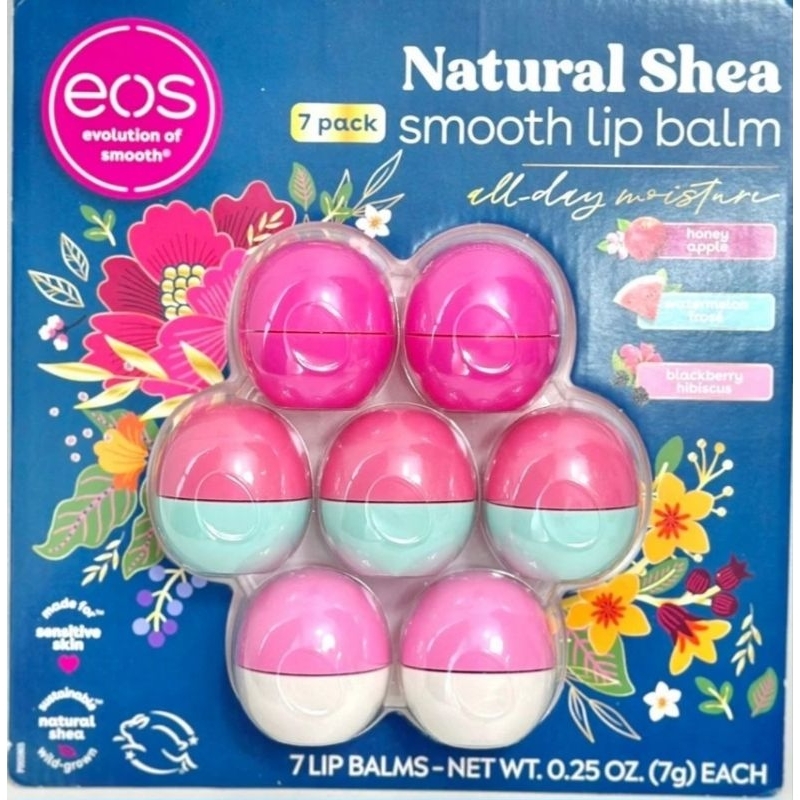 ลิปไข่ EOS  Lip Balm Organic 95% Natural 100% ขนาด 7g.