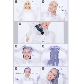 💤โลแลน พิกเซล แชมพู Lolane Pixxel Color Refresh / Anti Yellow Shampoo เติมประกาย สีผม เทา ม่วง