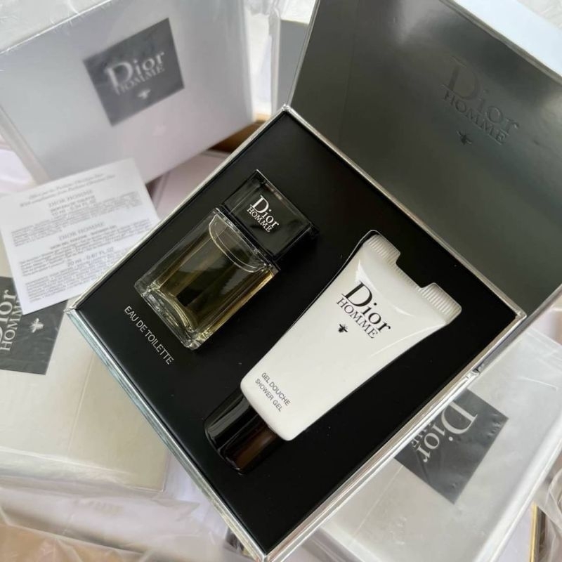 🖤เซตน้ำหอม Dior Homme EDT 10ml. + Shower Gel 20ml