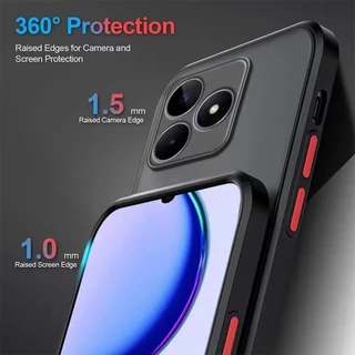 เคสกันกล้องขอบสีFor Oppo Realme C11 C12 C15 C17 Realme C20 C21 C21Y C25Y Realme 7 7proเคสกันกล้อง ตรงรุ่น ออปโป้ เรียลมี