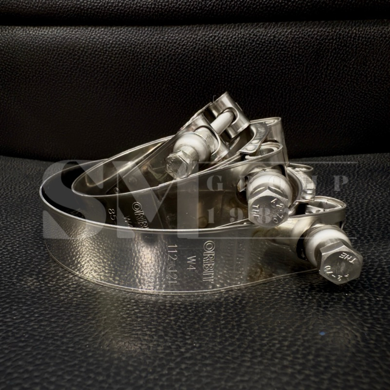 เข็มขัดรัดท่อแรงดันสูงORBIT รุ่นHeavy Duty-W4 ขนาด2“-4”